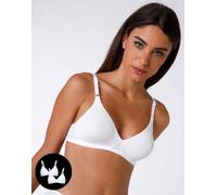 Bipack reggiseni senza ferretto Cotton Line in cotone, bianco Bianco 3B