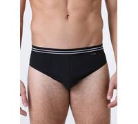 Bipack Slip Basic Multipack in Stretch Cotton, nero Nero 3/S