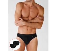Bipack slip in cotone elasticizzato, nero Nero 3/S