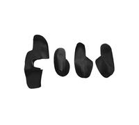 BIPANO 4 pezzi pannello porta auto bracciolo rivestimento in pelle microfibra nero/beige, for VW, for Touran, 2006 2007 2008 2009 2010 2011 2012 2013 2014 2015 Braccioli del pannello della portiera de