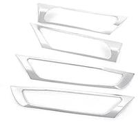 BIPANO Maniglia per porta interna auto 4 pezzi Maniglie per rivestimento telaio Decora, per Bmw, per X4 F26 15-18, per X3 F25 15-17 rivestimento della maniglia interna(Silver)