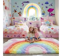 BipBop Stickers Fate 30 pezzi "Adesivi murali in tessuto Premium" per bambini attacca e stacca, Sicuri e Atossici. Per decorare pareti e mobili della cameretta bambini. Decorazioni uniche e creative!"