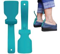 biped 2 paia di mini calzascarpe a clip - pratico aiuto per indossare le scarpe senza sforzo - flessibile, protegge calzature e calzini - per adulti, bambini e anziani z2928(blue)