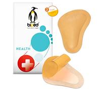 biped 2 paia di pelotte ortopediche per piede piatto a forma di T in pelle - sostegno retrocapitale - da incollare nelle scarpe e nei sandali z1780(41-42)