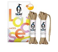 biped LACES 2 paia di lacci in poliestere antistrappo per scarpe da donna, uomo e bambino, sneakers, scarpe sportive e da corsa ovali 6 mm z2912(#28 beige,130 cm)