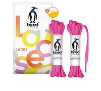 biped LACES 2 paia di lacci in poliestere antistrappo per scarpe da donna, uomo e bambino, sneakers, scarpe sportive e da corsa ovali 6 mm z2912(#13 pink,120 cm)