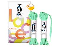 biped LACES 2 paia di lacci in poliestere antistrappo per scarpe da donna, uomo e bambino, sneakers, scarpe sportive e da corsa ovali 6 mm z2912(#15 ocean breeze,100 cm)