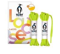 biped LACES 2 paia di lacci in poliestere antistrappo per scarpe da donna, uomo e bambino, sneakers, scarpe sportive e da corsa ovali 6 mm z2912(#31 lime green,120 cm)