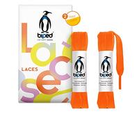 biped LACES 2 paia di lacci piatti in poliestere, larghi 10 mm - lacci per scarpe da ginnastica e sportive - resistenti agli strappi e lavabili z2913(#8 neon orange,150 cm)
