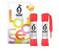 biped LACES 2 paia di lacci piatti in poliestere, larghi 10 mm - lacci per scarpe da ginnastica e sportive - resistenti agli strappi e lavabili z2913(#30 neon candy,120 cm)