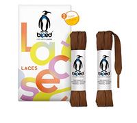 biped LACES 2 paia di lacci piatti in poliestere, larghi 10 mm - lacci per scarpe da ginnastica e sportive - resistenti agli strappi e lavabili z2913(#25 light brown,100 cm)