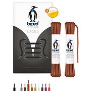 biped LACES 2 paia di lacci tondi cerati - in cotone ø 3 mm - antistrappo - lacci premium per calzature in pelle e da lavoro z2915(#47 rust,60 cm)