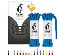 biped LACES 2 paia di lacci tondi in cotone ø 5 mm extra spesso - lacci di qualità antistrappo per scarpe in pelle, stivali, stivali e scarpe sportive - made in EU z2902(blu,90 cm)