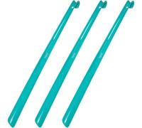 biped set da 3 calzascarpe lunghi 65 cm in plastica - calzascarpe extra lungo con gancio - resistente e stabile - produzione tedesca z1557(menta)