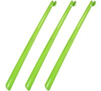 biped set da 3 calzascarpe lunghi 65 cm in plastica - calzascarpe extra lungo con gancio - resistente e stabile - produzione tedesca z1557(aranzione brillante)