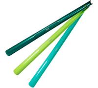biped set da 3 calzascarpe lunghi 65 cm in plastica - calzascarpe extra lungo con gancio - resistente e stabile - produzione tedesca z1557(greenery)