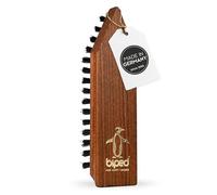biped spazzola per la pulizia delle scarpe 16 cm - spazzola robusta in legno di faggio - per suole profilate - made in germany z2450