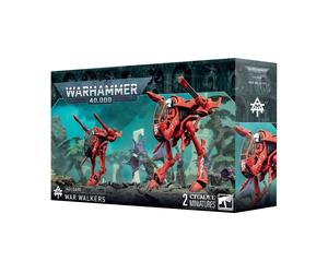 BIPEDI DA GUERRA set di 2 miniature WAR WALKERS warhammer 40k AELDARI età 12+