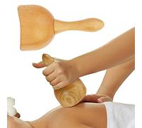 Bipily Coppette massaggio, Tazza di massaggio posteriore in legno Palmare, Coppa svedese media in legno per massaggi di Madero terapia, anticellulite, tonificante e rassodante