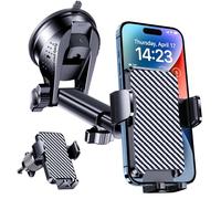 BIPOPIBO Porta Cellulare Auto [Super Aspirazione], Supporto Telefono Auto, Adatto per Parabrezza, Bocchette di Aerazione e Cruscotto, [3 in 1]Porta Telefono Rifiniture interne Adatto a tutti gli phone