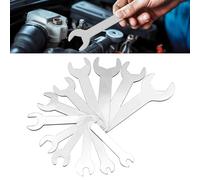 Biqing 12 pezzi chiavi aperte spaccate metrico 4-23 mm Forza uniforme su 5 punti Adatto per parti difficili da rimuovere