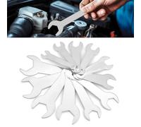 Biqing 12 pezzi set chiavi inglesi combinate 2 mm, chiavi aperte spaccate metriche da 6-23 mm per riparazioni automobilistiche e assemblaggio di mobili