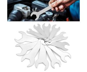 Biqing 12 pezzi set chiavi inglesi combinate 2 mm, chiavi aperte spaccate metriche da 6-23 mm per riparazioni automobilistiche e assemblaggio di mobili