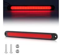 Biqiure 1PC Troisième Feu Stop Auto Rouge,2 en 1 Universelles 12V Feu de Stop Arrière de Voiture 3ème Feu Stop Effet de Flux Lumineux + Lumière Constante Pour Voitures VUS Camions