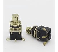BIQSYVTM 1 pz Tipo di Chiusura mantenuto SPDT Effetti for Chitarra Stompbox Interruttore a Pedale Interruttore for Chitarra True Bypass