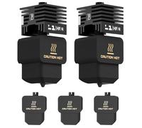 BIQU 2PCS Panda Juicer High Flow H2D Hotend, Per Bambu-Lab H2S/H2D/H2D Laser/A1/A1 Mini, Kit Di Testa Di Stampa Integrata in Acciaio Indurito Ad Alta-temper Di 0.4 mm (Extra 3 Calzini in Silicone)