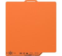 BIQU CryoGrip Pro Glacier-Orange Panda Build Plate, 254.5x241.5 mm | Cold Build Plate for 3D Printer MK4/MK4S/MK3/MK3S/Core One/Core One+,Double Sided Spring Steel Sheet,Room Temperature Print