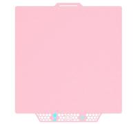 BIQU CryoGrip Pro Glacier-Pink Panda Build Plate, Double Sided Spring Steel Sheet for Bambu-Lab P1S P2S P1P X2D X1C X1E A1 3D Printers, Upgrade Build Plate, Firm Adhesion, 257x257mm