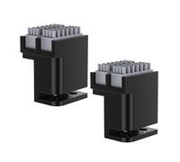 BIQU Set di 2 spazzole per panda per stampanti 3D Bambu-Lab P1S/P1P/X1C/X1E, doppie testine in silicone, plug in play