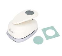 Bira 6,3 cm cerchio smerlato leva azione perforatore per scrapbooking scrapbooking Cards Arts