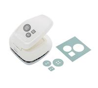 Bira - Perforatrice a leva per scrapbooking, biglietti, carta, 3,8 cm (bottoni)