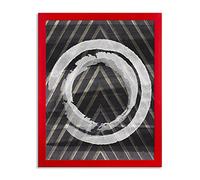 BIRAPA Cornice portafoto Bern 50 x 70 cm, in rosso con vetro sintetico da 1 mm, colore: Trasparente