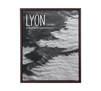 BIRAPA Lyon - Cornice con giunture ombra, 80 x 120 cm, in rovere scuro, decorazione per tela