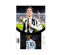 BIRART Poster su tela, motivo: Kenan Yildiz, Juventus (5), decorazione per camera da letto, 20 x 30 cm