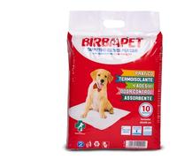 Birbapet Tappetini igienici per cani (60x90, n. 12 buste da 10 pz, totale 120 Pezzi) - Traversine Super Premium, super assorbenti in pura cellulosa, con polimeri e Sticker antiscivolo