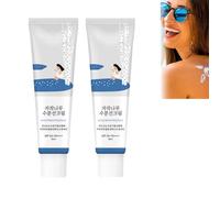 Birch Juice Moisturizing Sunscreen, crema solare idratante con succo di betulla SPF50, senza tracce bianche, forte protezione dai raggi UV, tipo essenza umida 50 ml (2A)