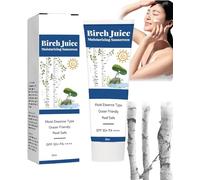 Birch Juice Moisturizing Sunscreen, Korean SPF 50+ PA++++ Hydrating Sun Essence Face Sunscreen, Hydrate Skin & Decrease Wrinkles,Strong UV Protection, 50ml. (1pcs)