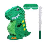 Birchio Confezione di pignatte dinosauro con benda e pipistrello (43 x 32 x 9 cm) perfetto per ragazzi, feste di compleanno, bambini
