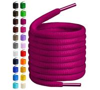 BIRCH's Oval Shoelaces 27 colori Half Round 1/4" Shoe Laces 4 Different Lengths, Orchid Purple, 29.5"(75cm) S