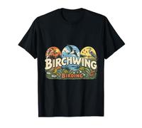 Birchwing Birding Prato Volo Natura Osservatore Art Apparel Maglietta