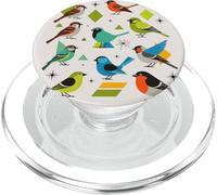 Bird Art Mid Century Midcentury Retro Atomic Age Space PopSockets PopGrip per MagSafe