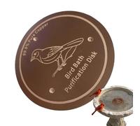 Bird Bath Copper Disc Insert - Purificazione Cleaning Tray Universal Safe Plate For Baths Backyard Garden Outdoor Balcony Fountain Use | Ideal Hummingbird Bee Butterfly Wildlife Attraction