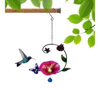 Bird Bath - Decorative Garden Decor, Premium Bird Bath Water Bowl with Sturdy Design, Outside Backyard Patio Garden, Lawn Porch Window, Fence Balcony Deck for Attracting Birds Anytime