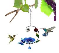 Bird Bath - Decorative Garden Decor, Premium Bird Bath Water Bowl with Sturdy Design, Outside Backyard Patio Garden, Lawn Porch Window, Fence Balcony Deck for Attracting Birds Anytime