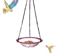 Bird Bath Feeder - Bird Bath | Heavy-Duty Decorative Water Station Robust Metal Water Collecting Station Decorative for Balcony Deck Patio Apartment Window Wildlife Animal Photography