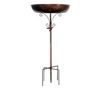 Bird Bath For Outside, 29.53x13.19 Inches Patio Birdfeeder | Metal Standing Birdbath Bowl Birds Feeder For Yard Deck Balcony Garden Patio Outdoor Decorations